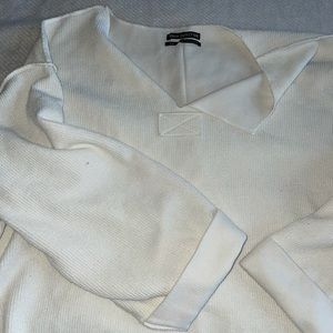Sweatshirt with wide sleeves